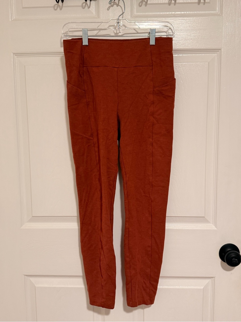 Cabi Rust High-Waist Leggings
